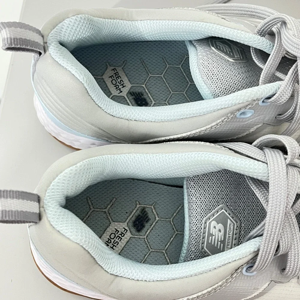 New Balance Fresh Foam Golf Shoes Womens 7.5 Grey WG406WGY Spikeless Sneakers